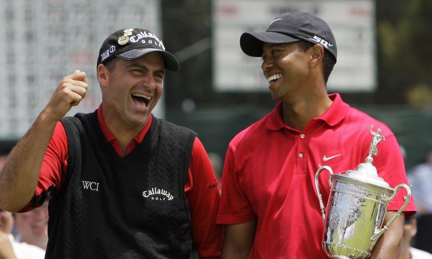 Rocco Mediate and Tiger Woods