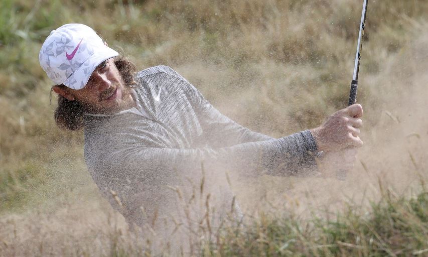 Tommy Fleetwood at the 2018 British Open