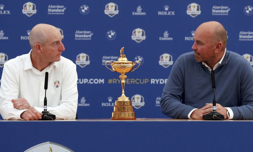 2018 Ryder Cup Team Captains Jim Furyk and Thomas Bjorn