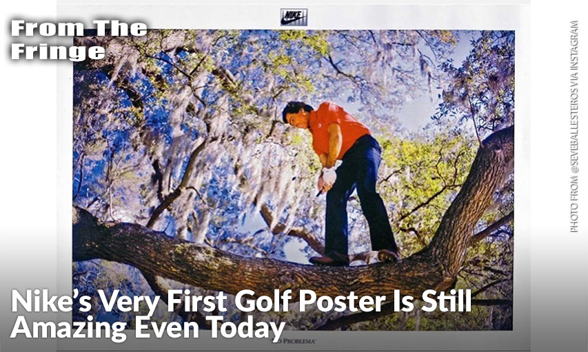 Nike Golf Seve Ballesteros Poster