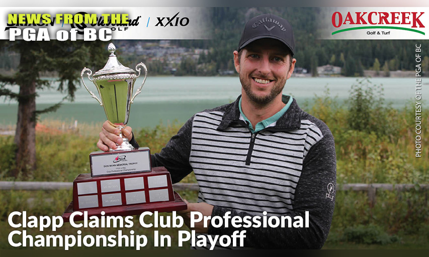Clapp Claims Club Professional Championship In Playoff Inside Golf