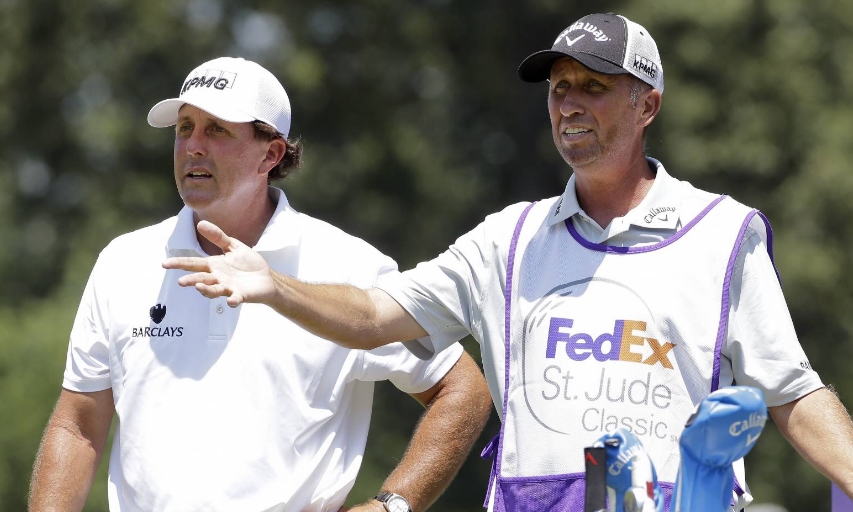 Phil Mickelson and Jim Mackay