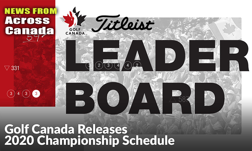 Golf Canada 2020 Championship Schedule