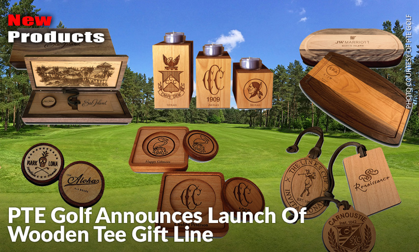 PTE Golf Wooden Tee Gift Line