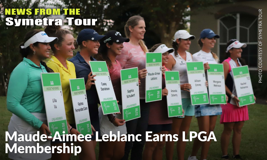 Maude-Aimee Leblanc Earns LPGA Membership - Inside Golf