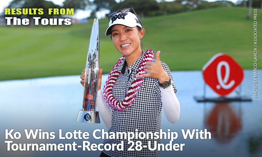 Lydia Ko wins Lotte Championship