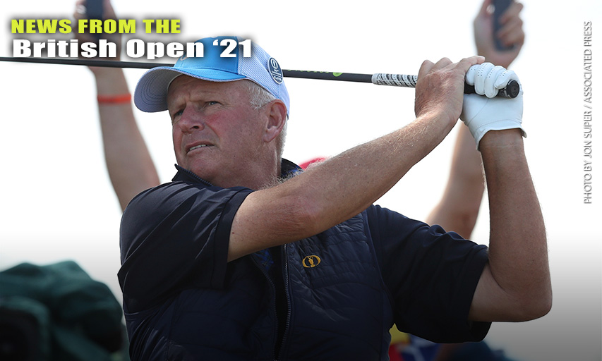 Sandy Lyle at the 2018 British Open