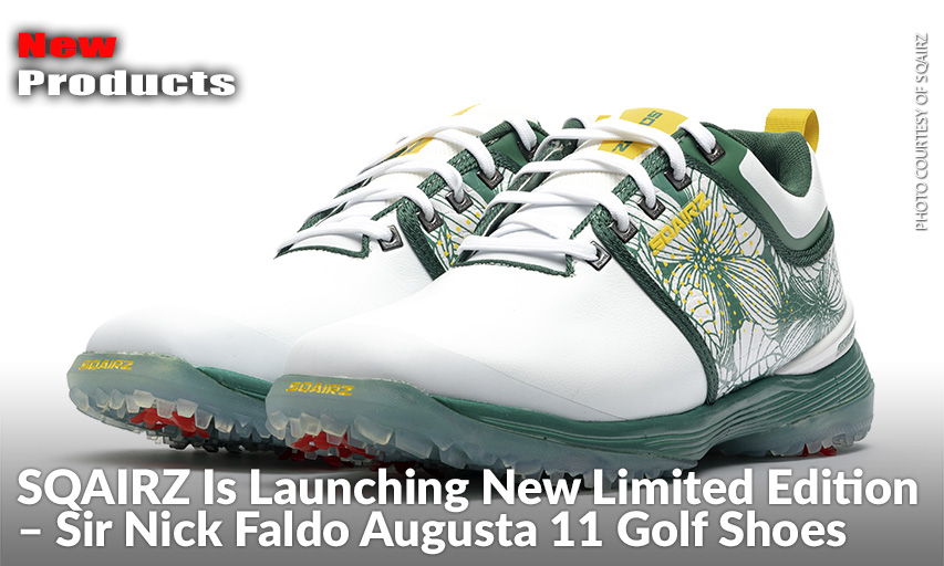 SQAIRZ Limited Edition Sir Nick Faldo Augusta 11 Golf Shoes